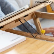 Összecsukható bambusz asztalka Lapwood InnovaGoods
