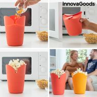 Összecsukható szilikon pattogatott kukorica poppers Popbox InnovaGoods (2 Darab)