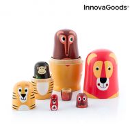 Fából készült Matryoshka állati figurákkal Funimals InnovaGoods 11 Darabok