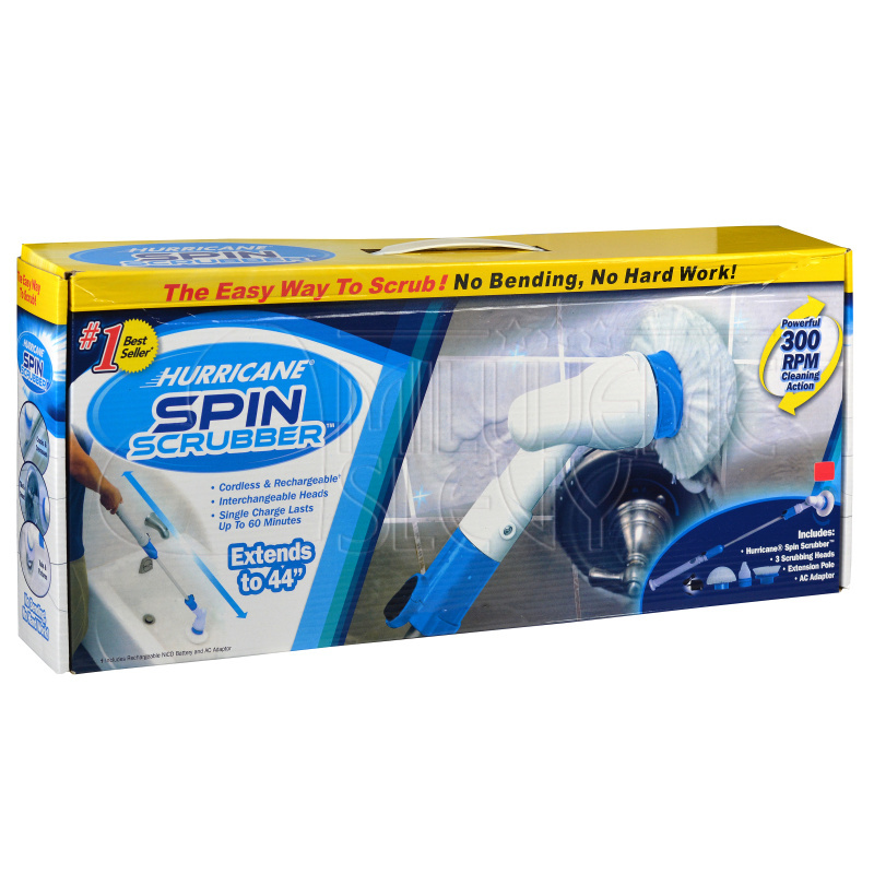 Hurricane Spin Scrubber - elektromos tisztító kefe Hurricane Spin Scrubber - elektromos tisztító kefe