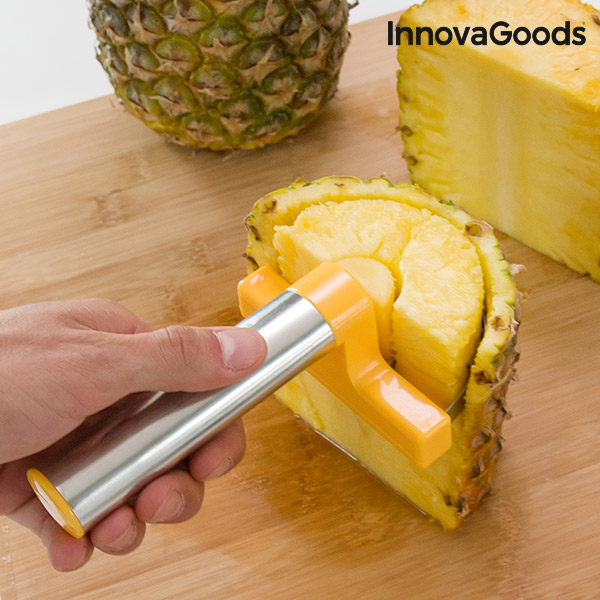 InnovaGoods Ananász Hámozó és Szeletelő InnovaGoods Ananász Hámozó és Szeletelő