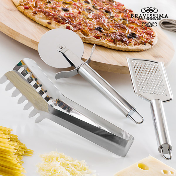 Bravissima Kitchen Pizza és Tészta Eszközök (3 részes) Bravissima Kitchen Pizza és Tészta Eszközök (3 részes)