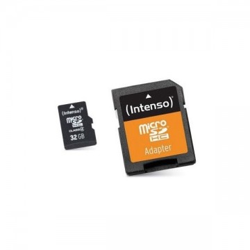 Micro-SD memóriakártya adapterrel INTENSO 3413480 32 GB 10 osztály